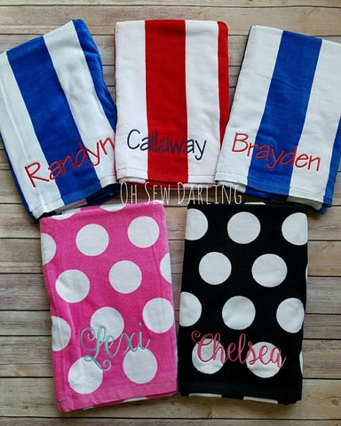 Beach Towels- Personalized
