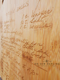 Custom Handwriting Bamboo Cutting Board