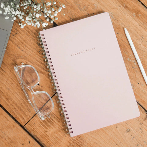 Church Notes Journal - Pink