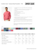 Blue Horse Riding Comfort Colors Sweatshirt