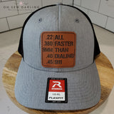 Richardson Hat - Laser etched patches