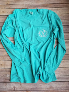 Comfort Colors Long Sleeve Pocket Tee