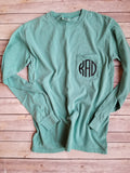 Comfort Colors Long Sleeve Pocket Tee