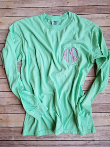 Comfort Colors Long Sleeve Pocket Tee