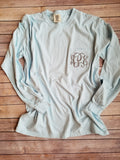 Comfort Colors Long Sleeve Pocket Tee