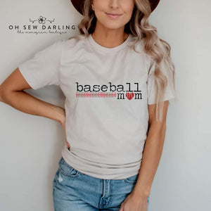 Baseball Mom Lace Tee