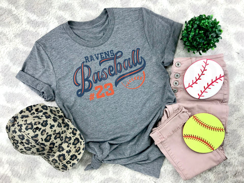Personalized Baseball Retro Team