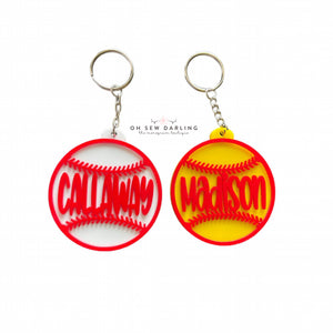 Acrylic Personalized Ball Name Tag