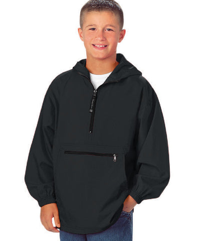 Charles River Youth Pack N Go Half Zip Rain Jacket