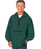 Charles River Youth Pack N Go Half Zip Rain Jacket