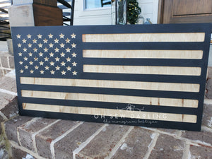 CNC American Flag - Military Add ons