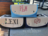Canvas Roll Up Cosmetic Bag